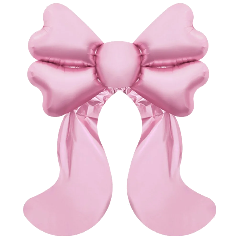 Шар: Шар (68''/173 см) Фигура, Бант, Розовый