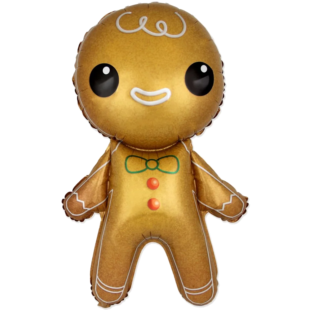 Шар: Шар (39''/99 см) Фигура, Пряничный человечек, 1 шт. Flexmetal (Испания)2.7П