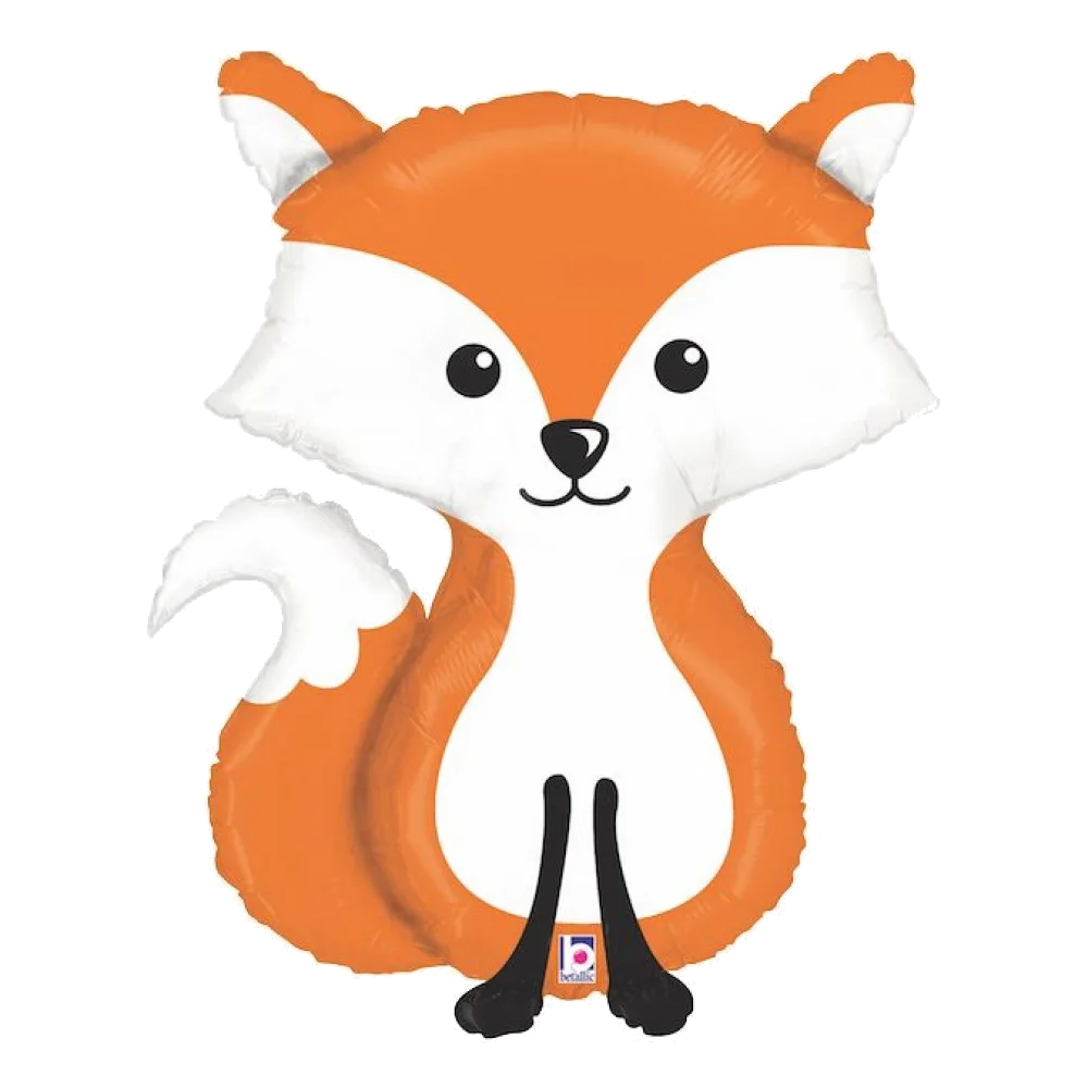Шар: Шар (30''/76 см) Фигура, Лесная Лиса, 1 шт. в уп.  Betallic (Италия) 2.6 П