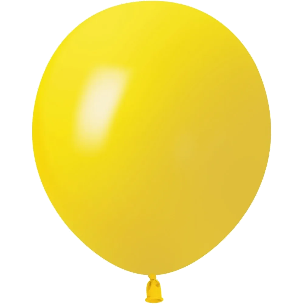 Шар: Шар (5''/13 см) Желтый, пастель, 100 шт. 512 (Китай)