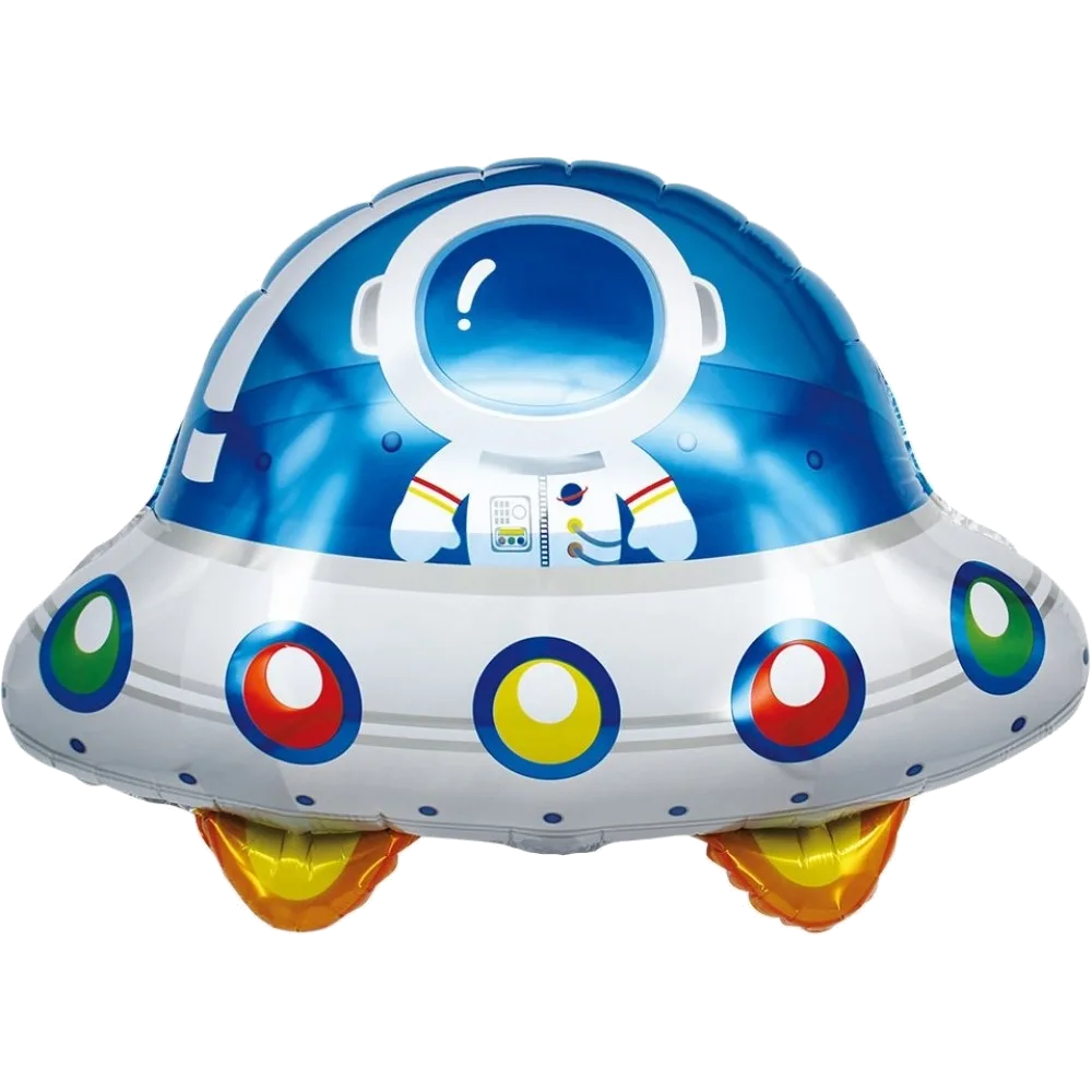 Шар: Шар (26''/66 см) Фигура, Космический корабль (НЛО), 1 шт.