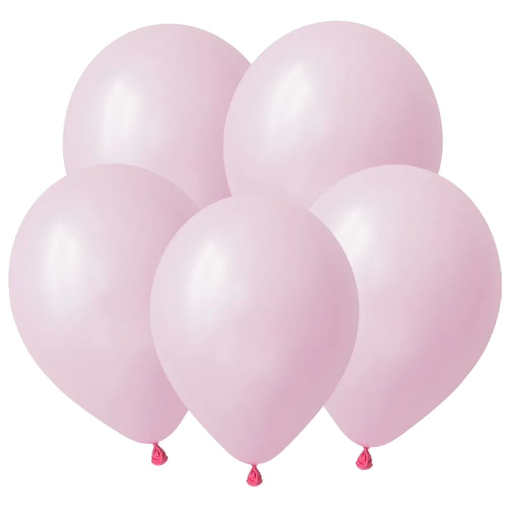 Шар: Шар V (12"/30 см) Макаронс Светло-Розовый (Taffy pink) 1 шт. Decobal (Вьетнам)