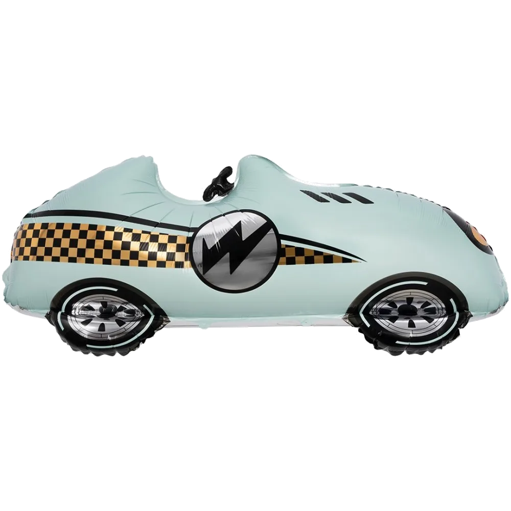 Шар: Шар (43''/109 см) Фигура, Гоночная машина, Формула 1, Голубой, 1 шт. в уп.