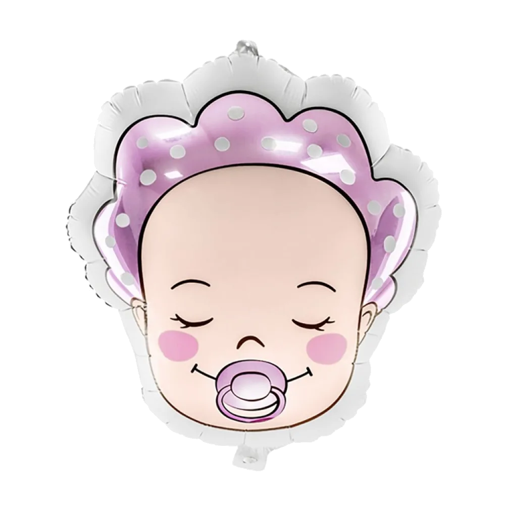 Шар: Шар (18"/45 см) Фигура, Малыш BABY GIRLY, 1 шт. в уп. PartyDeco