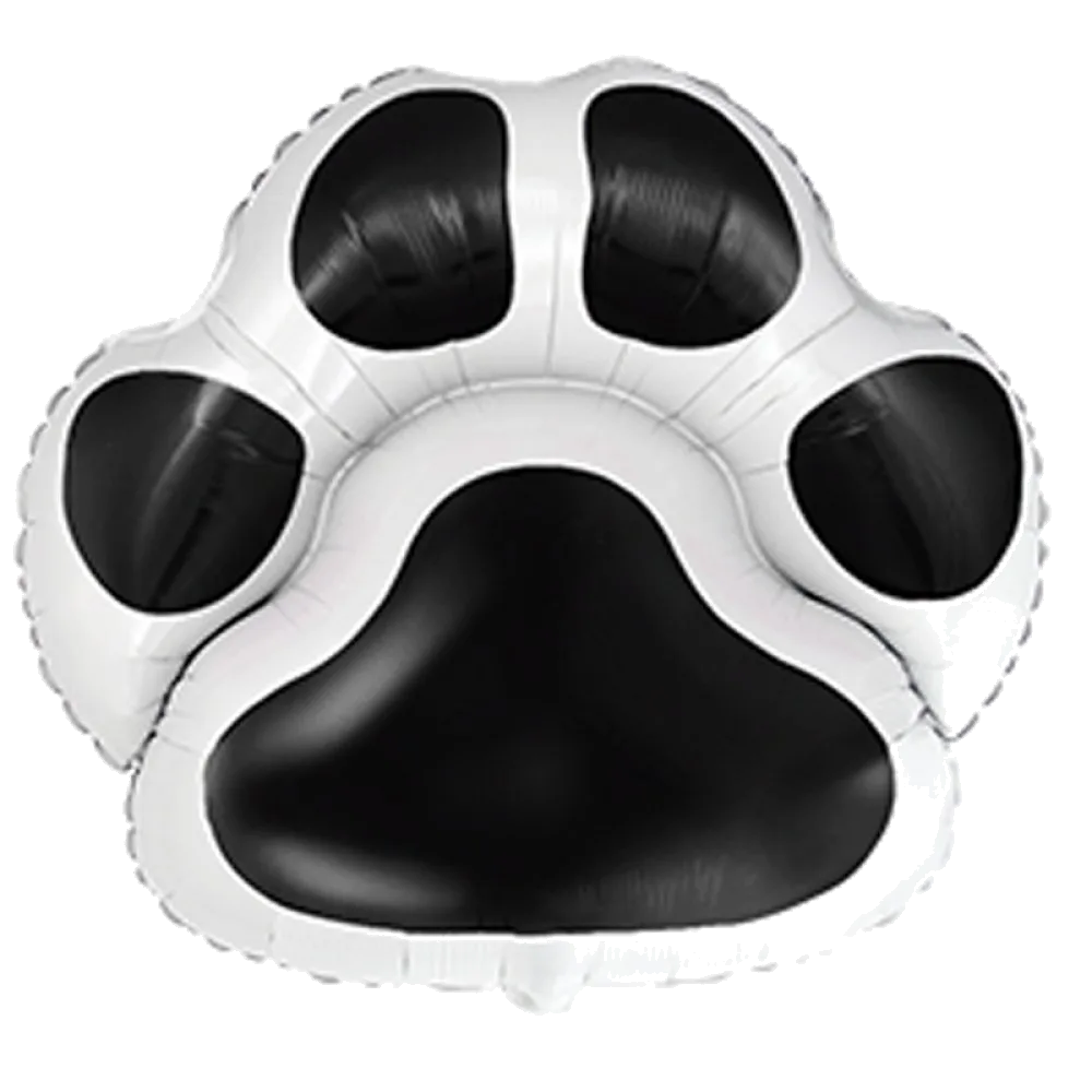 Шар: Шар (30''/76 см) Фигура, Лапка, Черный, 1 шт. Flexmetal (Испания)2.7П