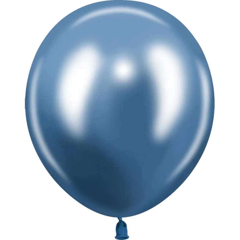 Шар: Шар (12''/30 см) Синий, хром, 50 шт. 512 (Китай)