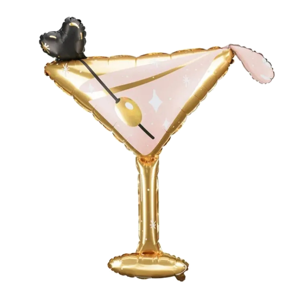 Шар: Шар (39"/100 см) Фигура Бокал Мартини, 1 шт. в уп. PartyDeco