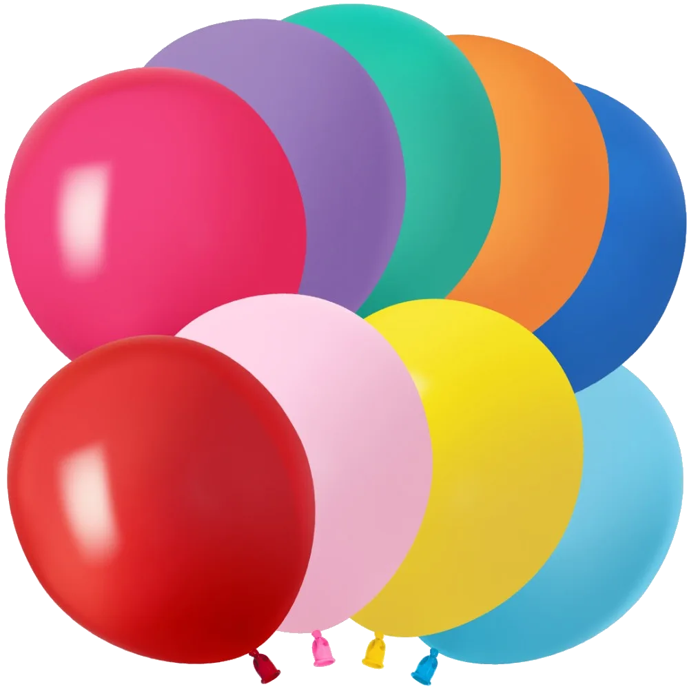 Шар: Шар (12''/30 см) Ассорти, пастель, 100 шт. 512 (Китай)