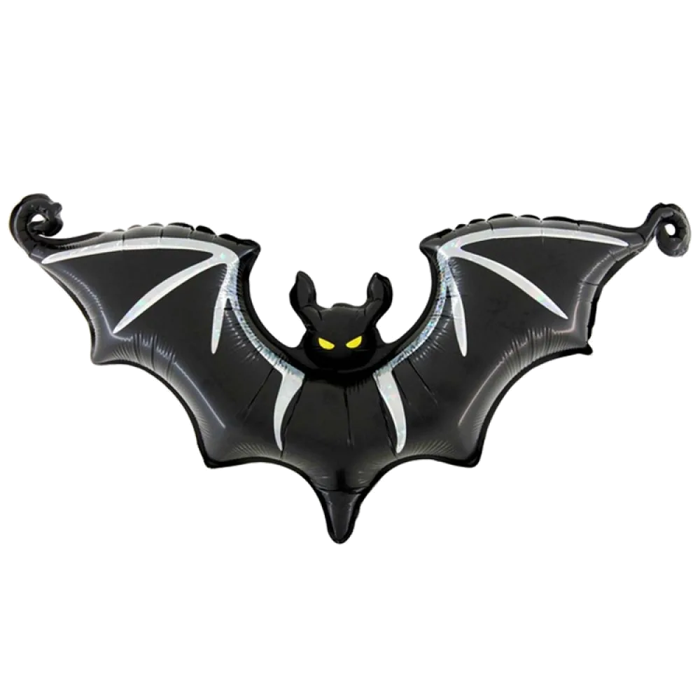 Шар: Шар (25"/63 см) Фигура Летучая мышь, 1 шт. в уп. Grabo (Италия)