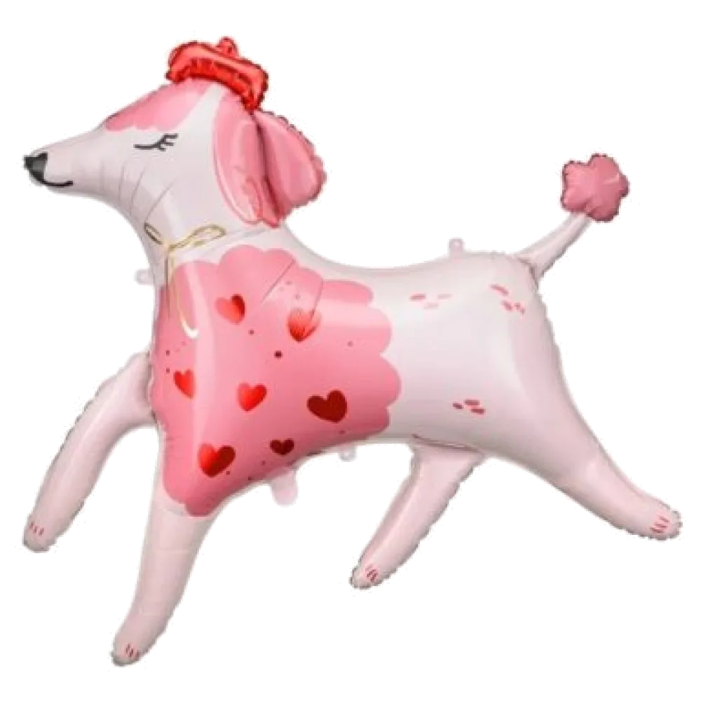 Шар: Шар (119х108 см) Фигура Пудель, 1 шт. в уп. PartyDeco