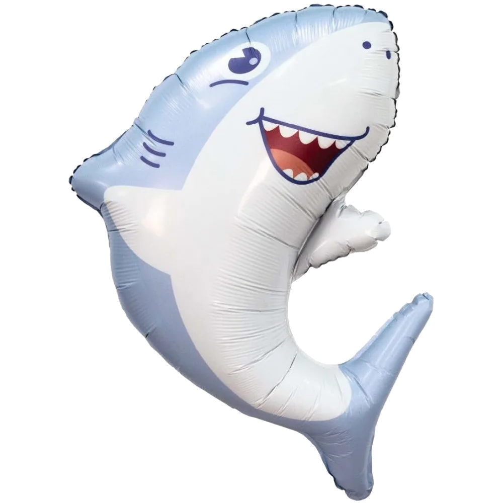 Шар: Шар (33''/84 см) Фигура, Акула, 1 шт. в уп. Agura (Россия)2 П