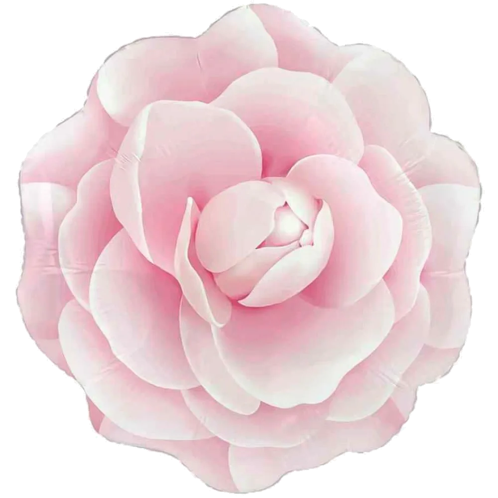 Шар: Шар (19''/48 см) Цветок, Камелия, Розовый, 1 шт. в уп.