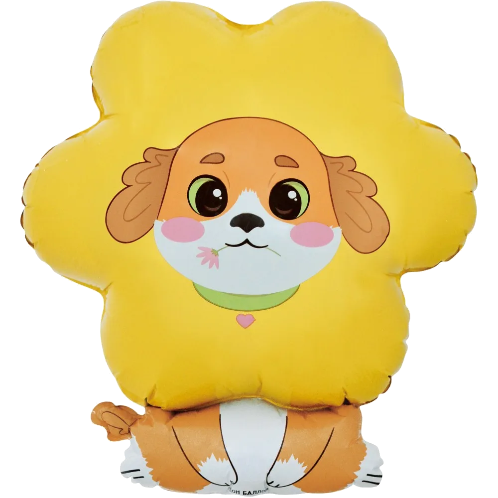 Шар: Шар (30''/76 см) Фигура, Песик Цветочек