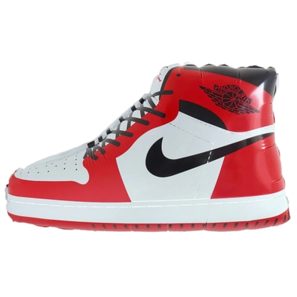 Шар: Шар (24"/61 см) Фигура Кеды кроссовки красно-белые, 1 шт. в уп.