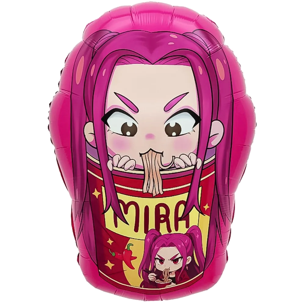 Шар: Шар (33''/84 см) Фигура, Девочки Аниме, Дизайн №1, 1 шт.3.2 П