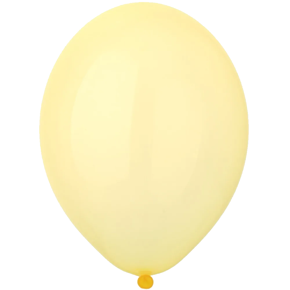 Шар: Шар (14"/36 см) Светло-желтый, кристалл, 1 шт. Belbal (Бельгия)