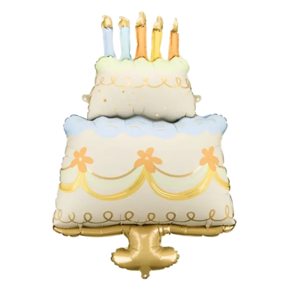 Шар: Шар (62*104) Фигура, Тортик, 1 шт. в уп. PartyDeco