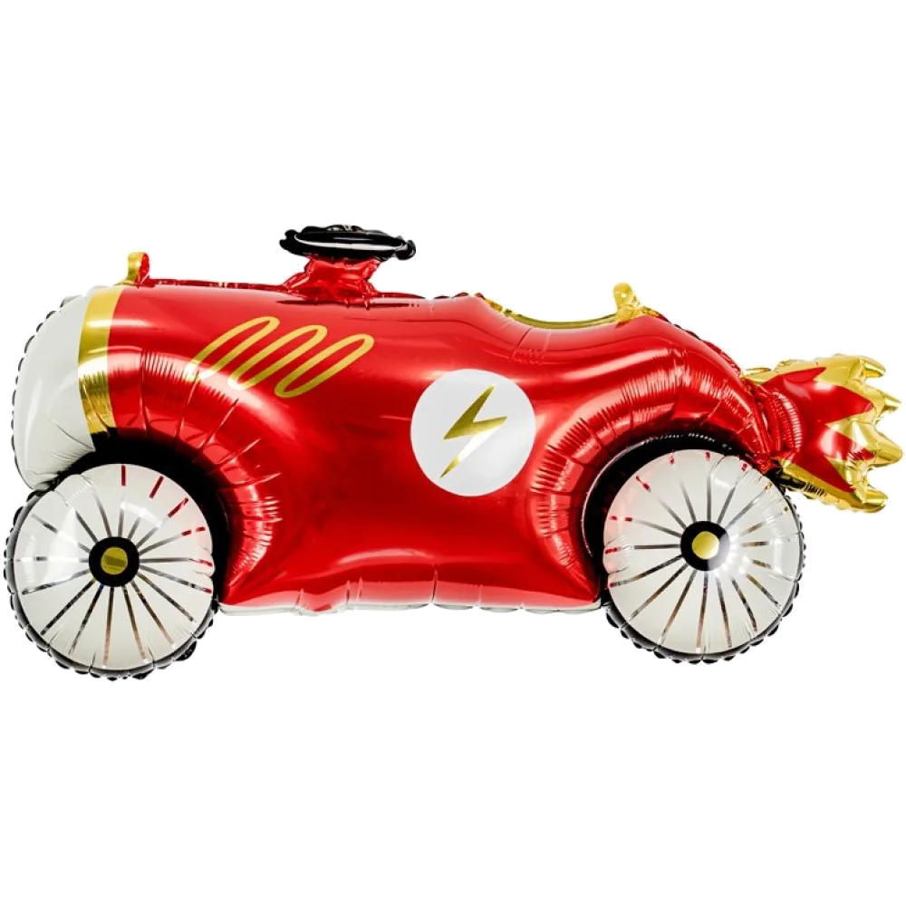 Шар: Шар (43"/108 см) Фигура Гонка, Красный, 1 шт.