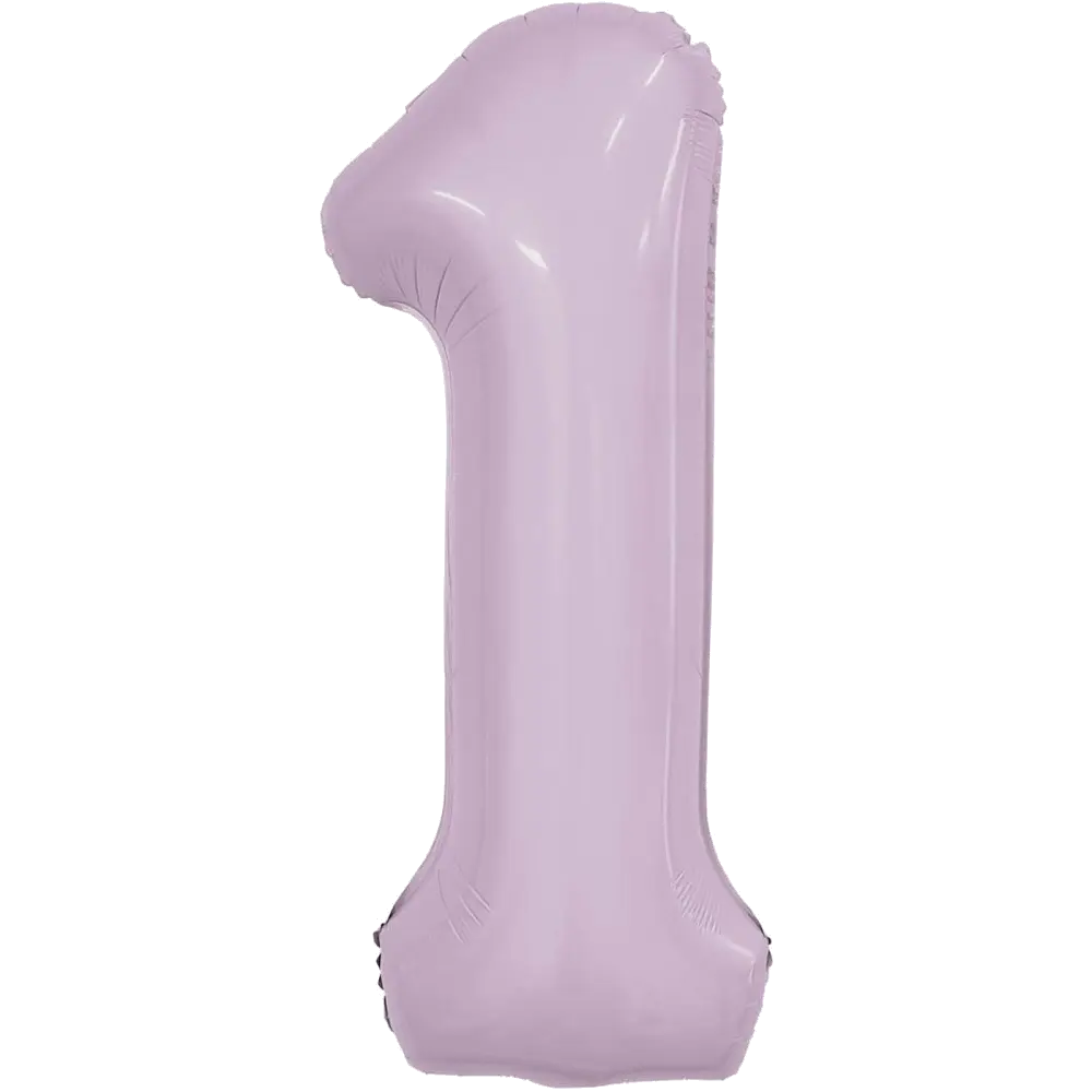 Шар Шар (40''/102 см) Цифра, 1 Slim, Орхидея, Цифра, 40"/102 см