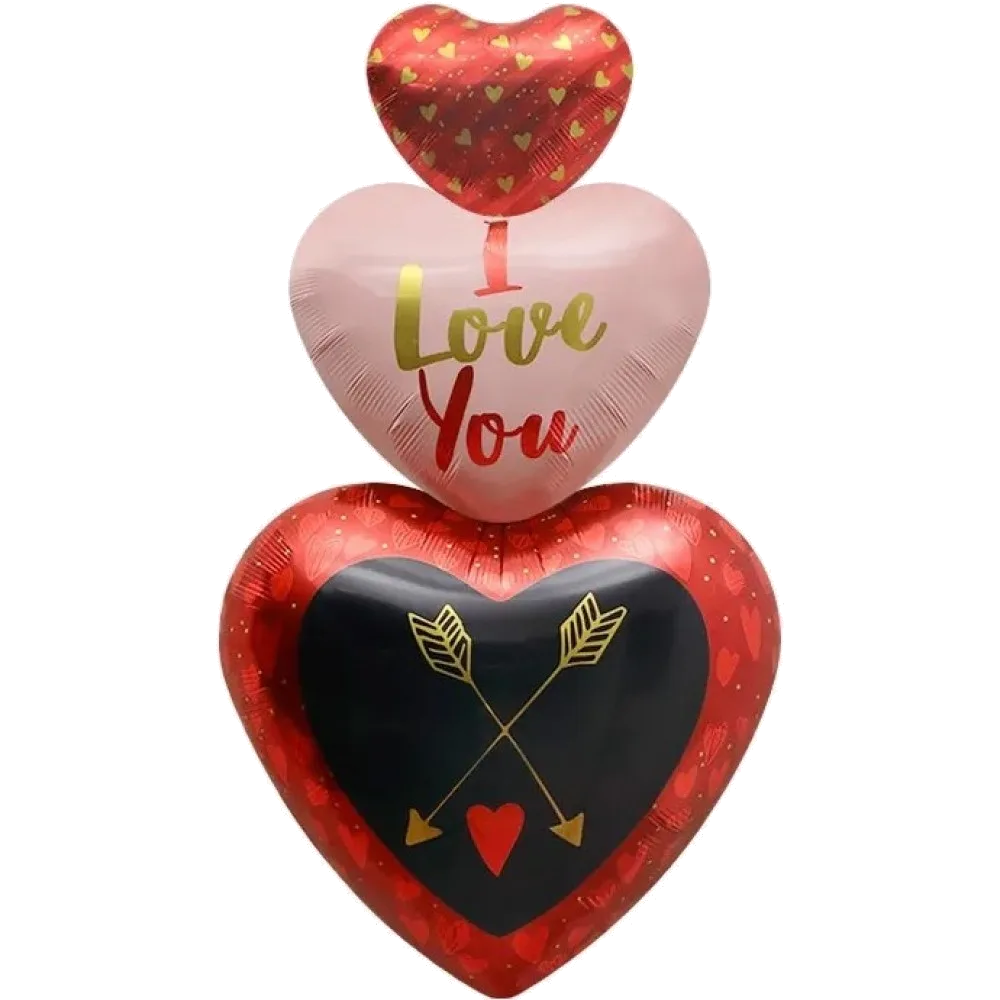 Шар: Шар (37''/94 см) Сердце, Признание в любви, 1 шт.