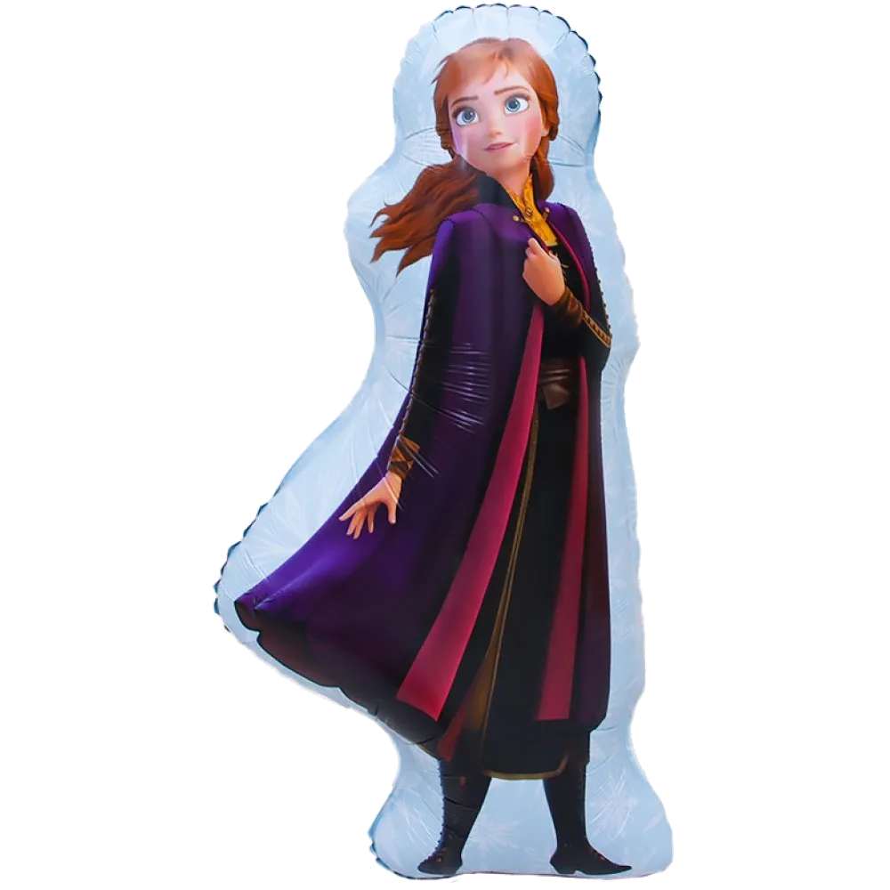 Шар: Шар (35''/89 см) Фигура, Холодное сердце, Анна, 1 шт. в уп.