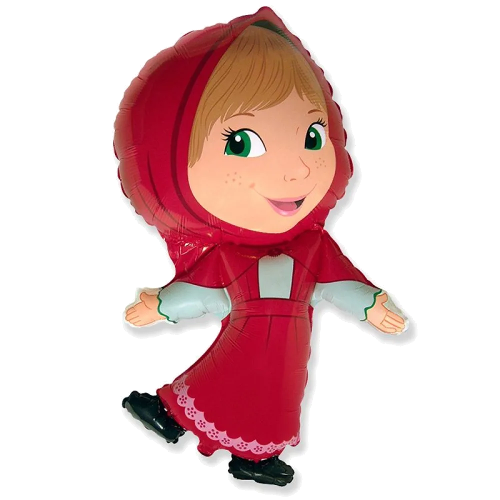 Шар: Шар (40''/102 см) Фигура, Красная шапочка Маша, 1 шт. Flexmetal (Испания)