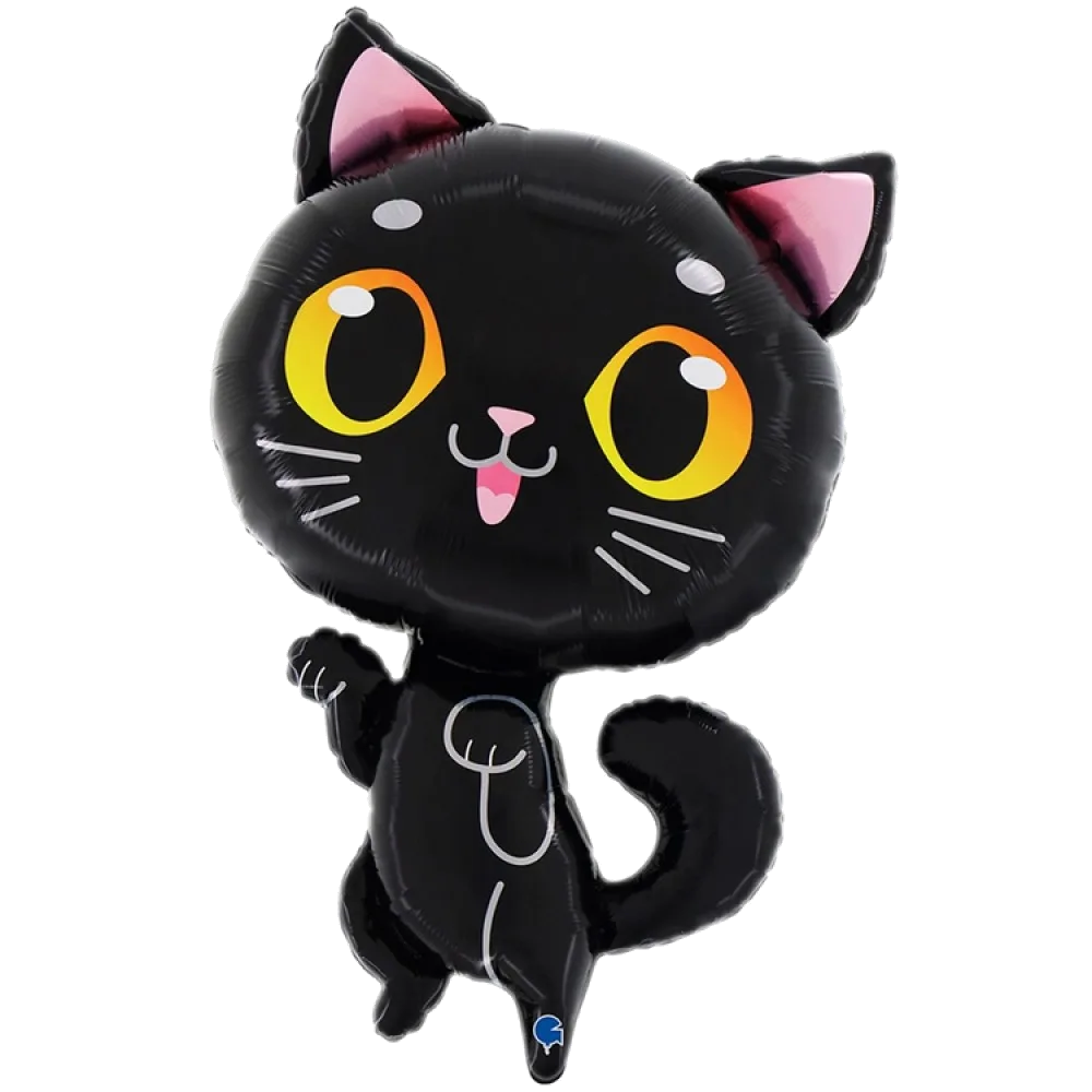 Шар: Шар (29"/74 см) Фигура, Кот черный