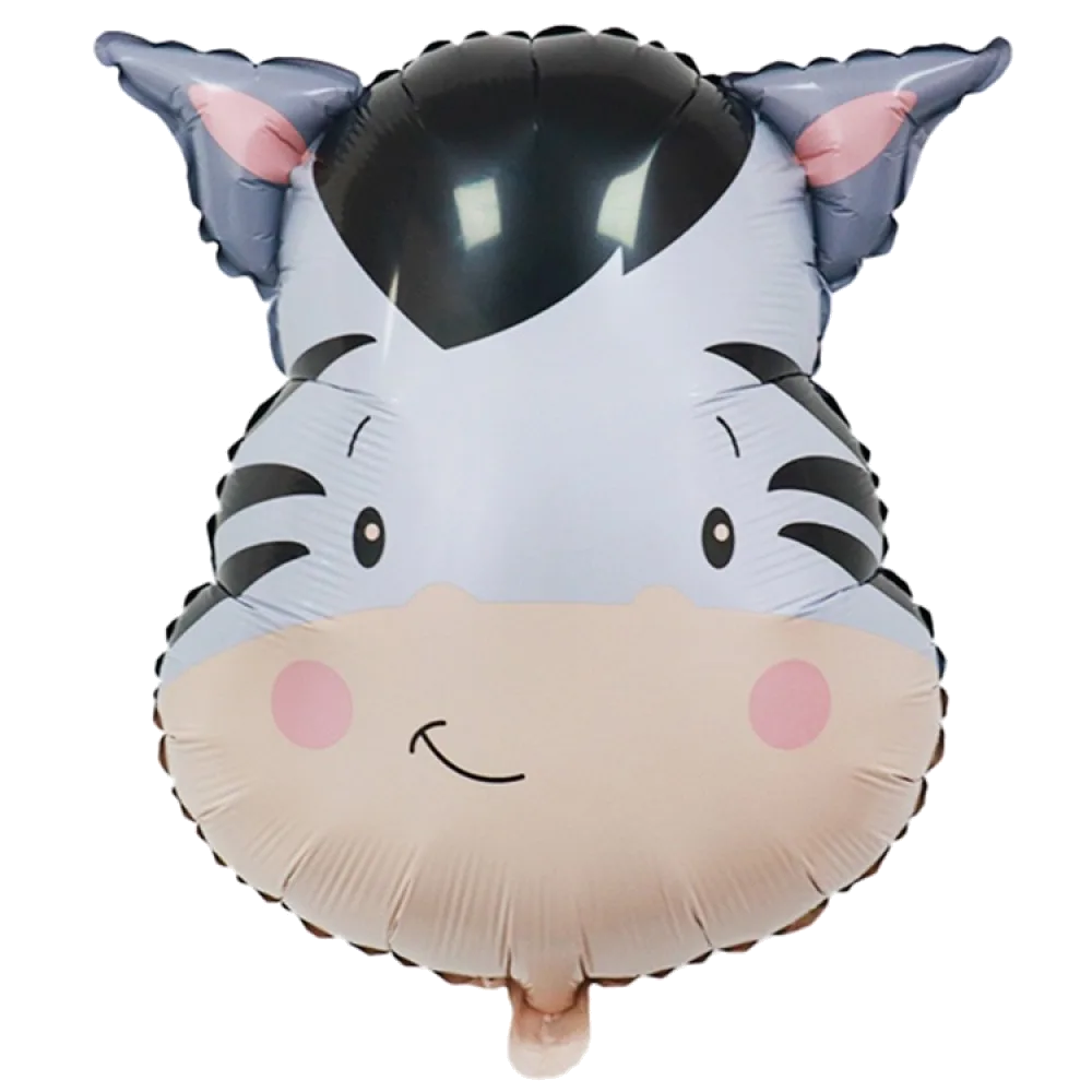 Шар (22"/56 см) Фигура, Зебра акварель