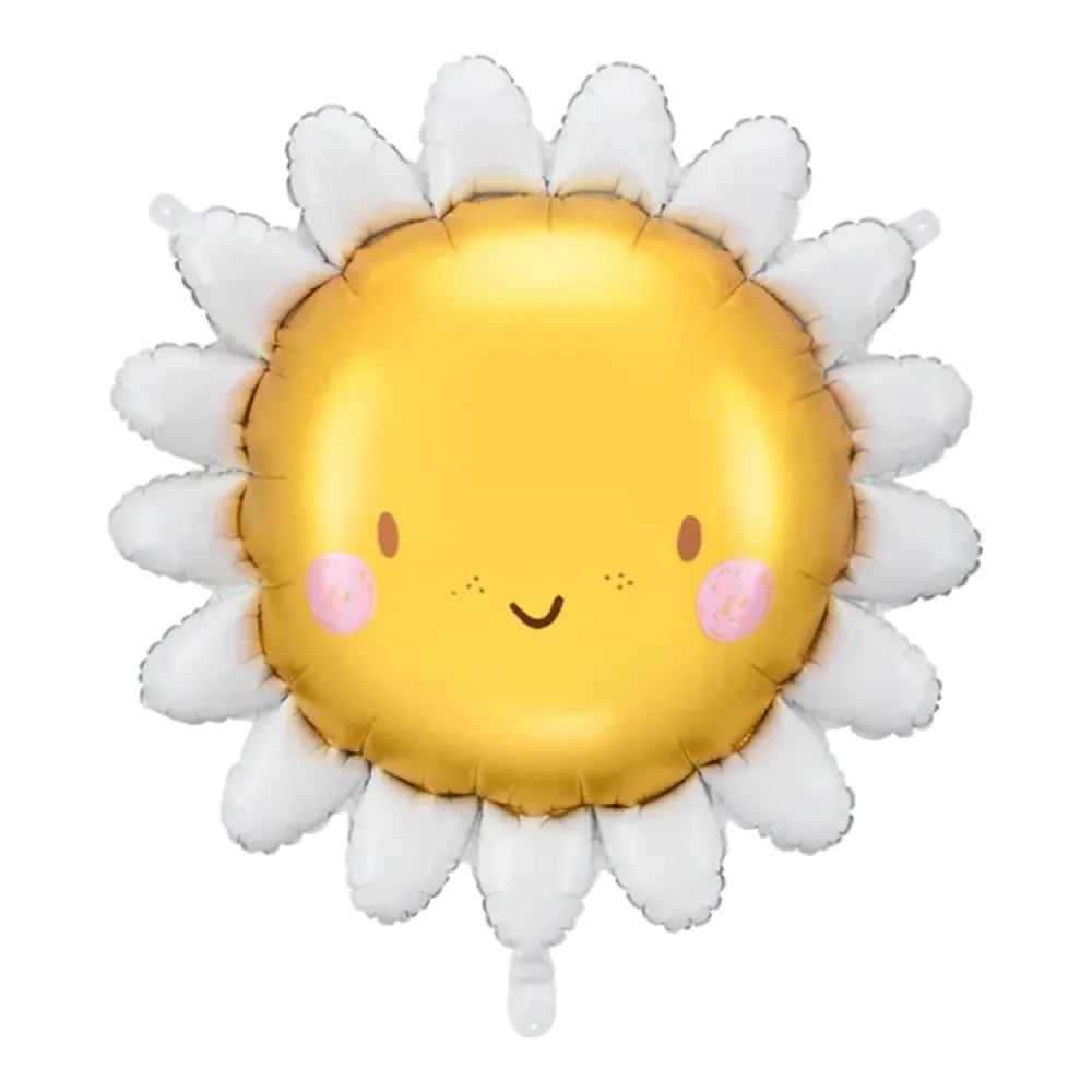 Шар: Шар (28"/71 см) Фигура Солнце, 1 шт. в уп. PartyDeco