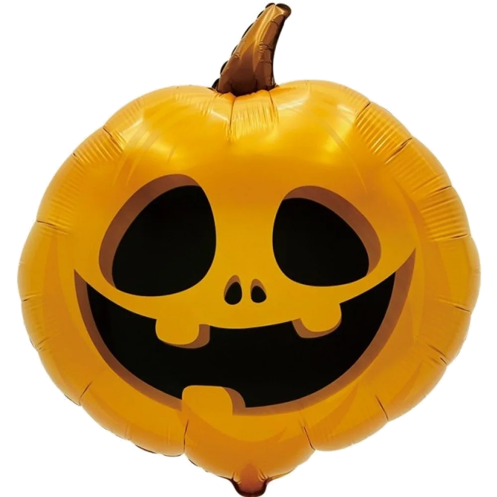 Шар: Шар (26''/66 см) Фигура, Страшная тыква, Оранжевый