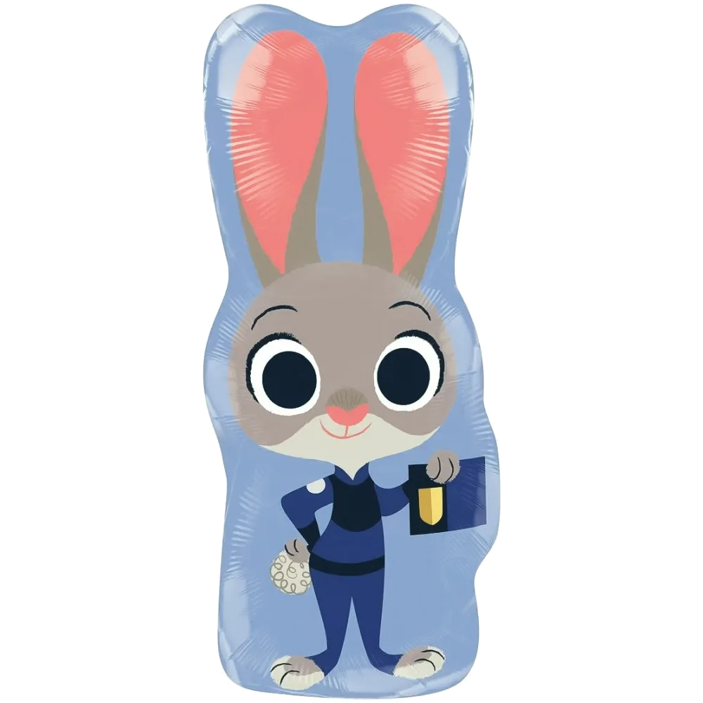 Шар: Шар (29''/74 см) Фигура, Зайка Полицейский, 1 шт. Falali (Китай)1.3П