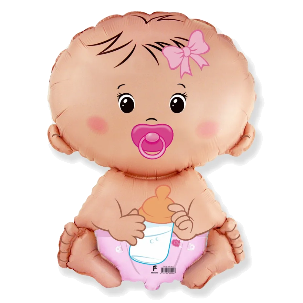 Шар: Шар (26''/66 см) Фигура, Малышка Девочка, 1 шт. Flexmetal (Испания)1.2П