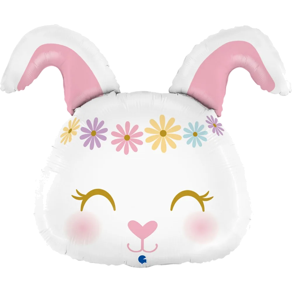 Шар (31''/79 см) Фигура Кролик зайчик хиппи