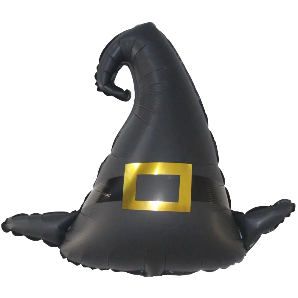 Шар: Шар (31''/79 см) Фигура, Шляпа Волшебника, Черный