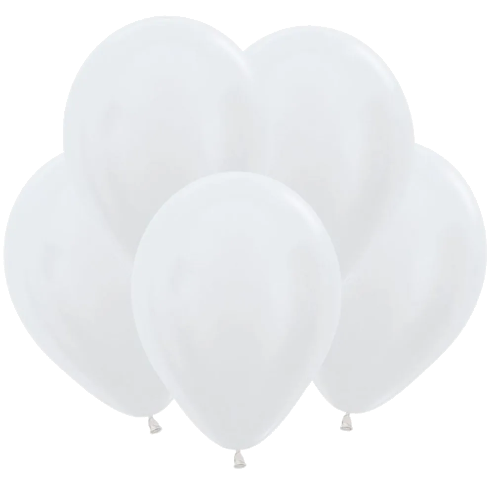 Шар: Шар V (12"/30 см) Металлик Белый