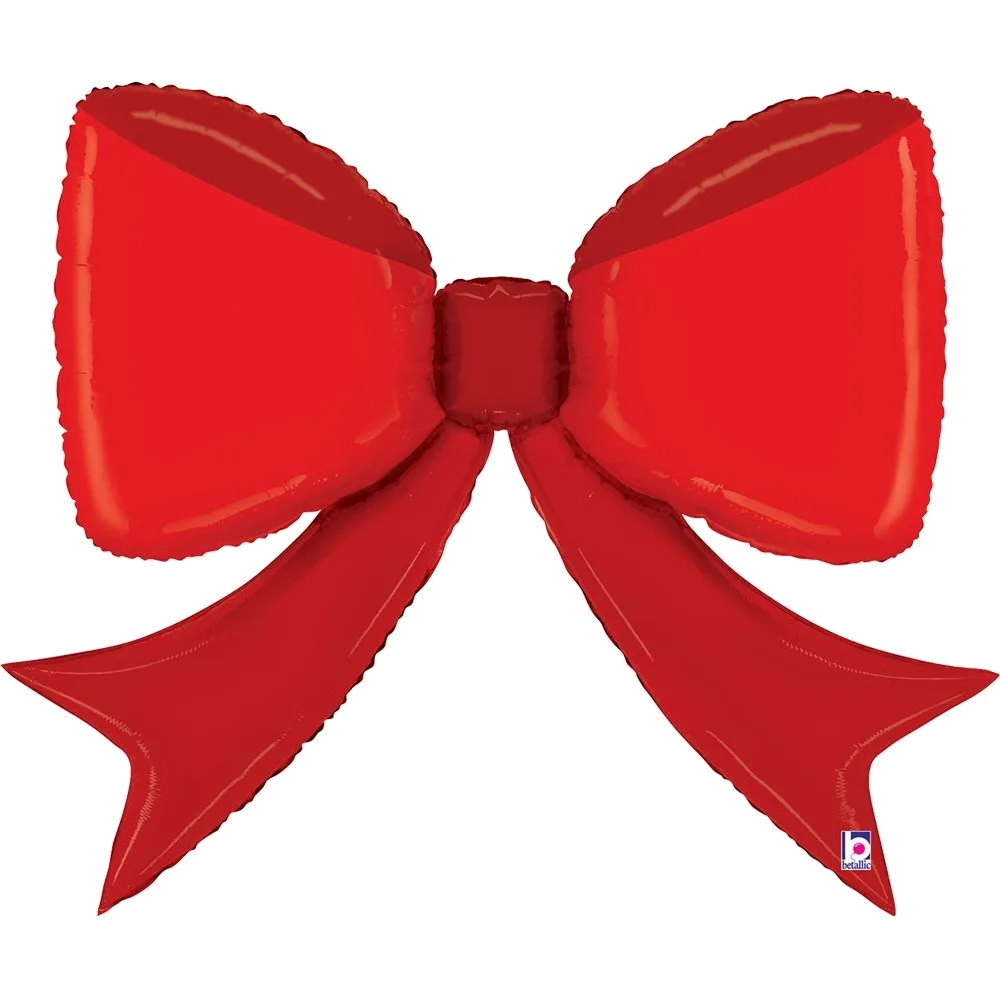 Шар: Шар (41''/104 см) Фигура, Бант, Красный