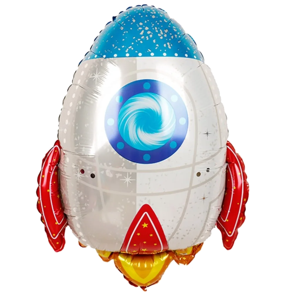Шар: Шар (29"/74 см) Фигура, Ракета, 1 шт. в уп. *