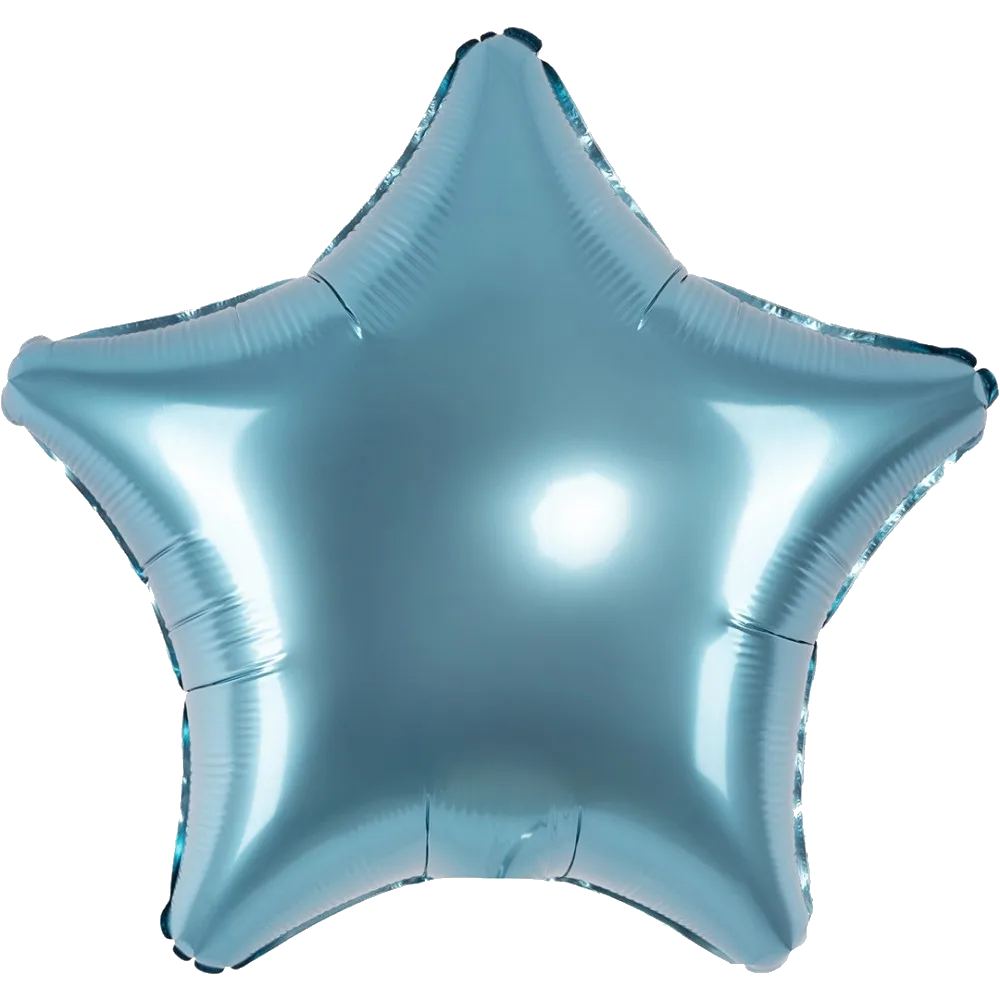 Шар: Шар Аг (19''/48 см) Звезда, Сизый, Бохо, 1 шт. Agura (Россия)