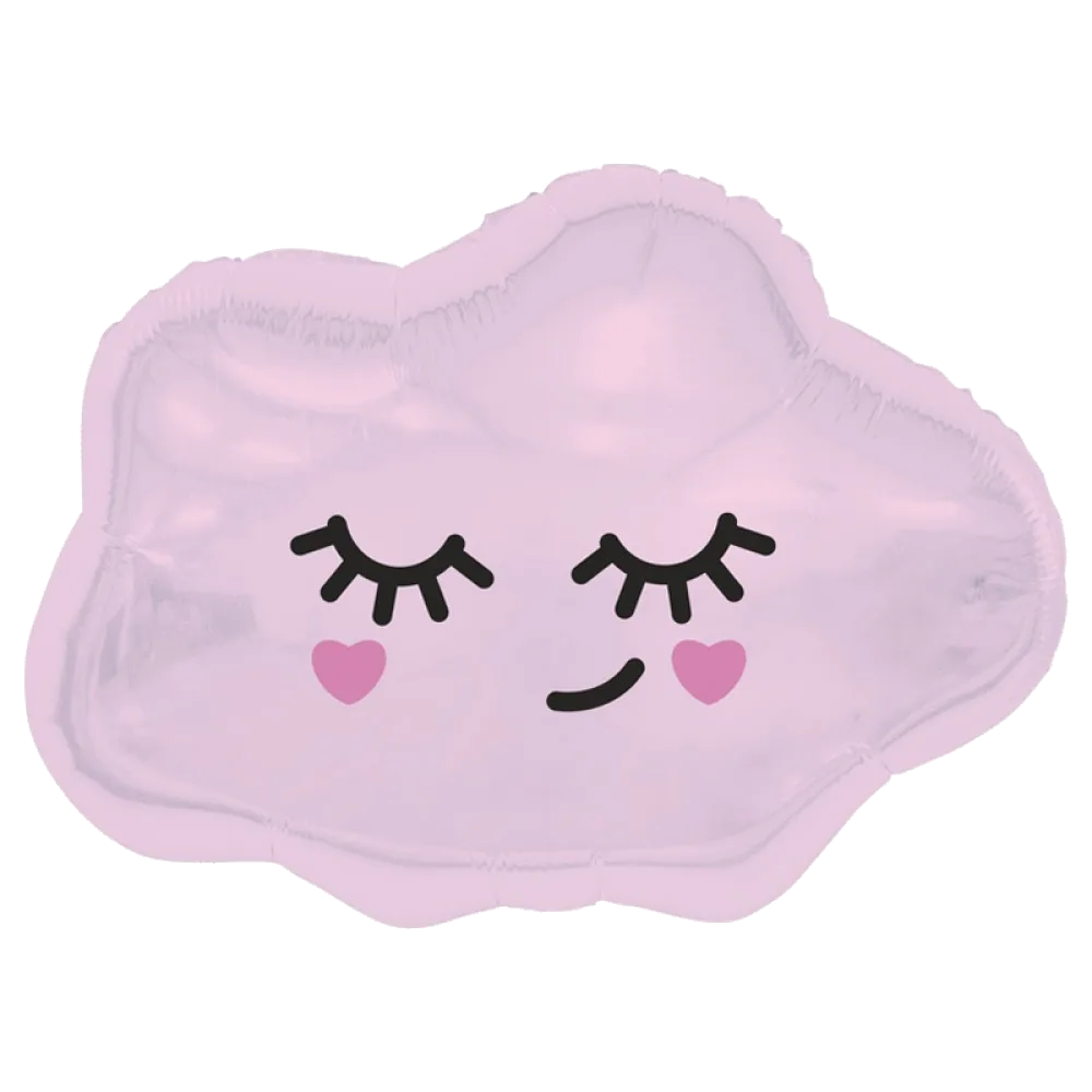 Шар: Шар (24"/60 см) Фигура, Облако розовое