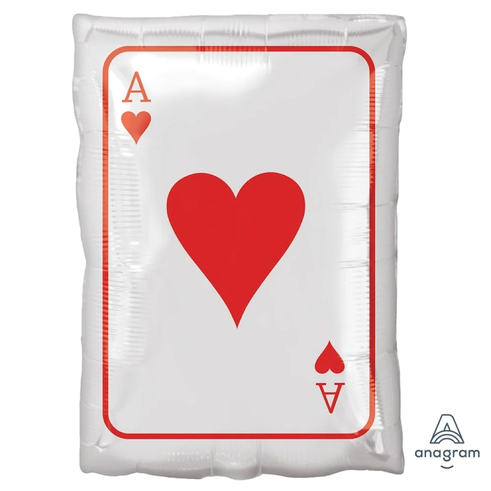 Шар: Шар (17"/43 см) Фигура, Карты, 1 шт. Anagram (США)1.1 П