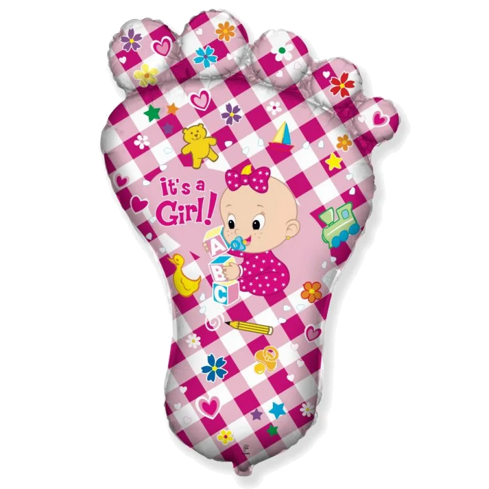 Шар: Шар (38"/96 см) Фигура, Ножка девочки