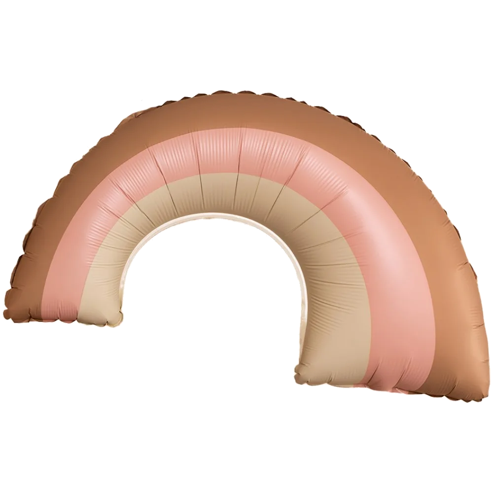 Шар: Шар (32''/81 см) Фигура, Радуга, Розовый, Сатин, 1 шт. в уп.