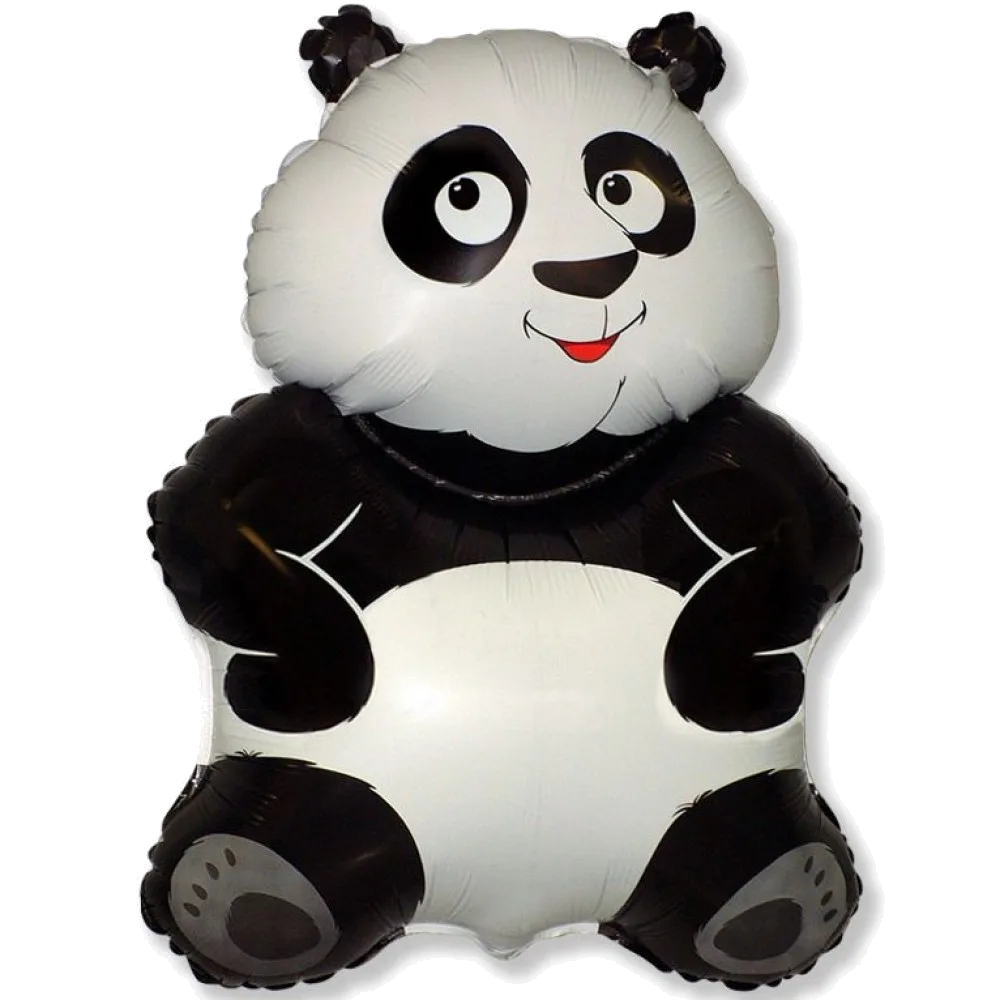 Шар: Шар (33''/84 см) Фигура, Большая панда, Белый, 1 шт. Flexmetal (Испания)2.1П