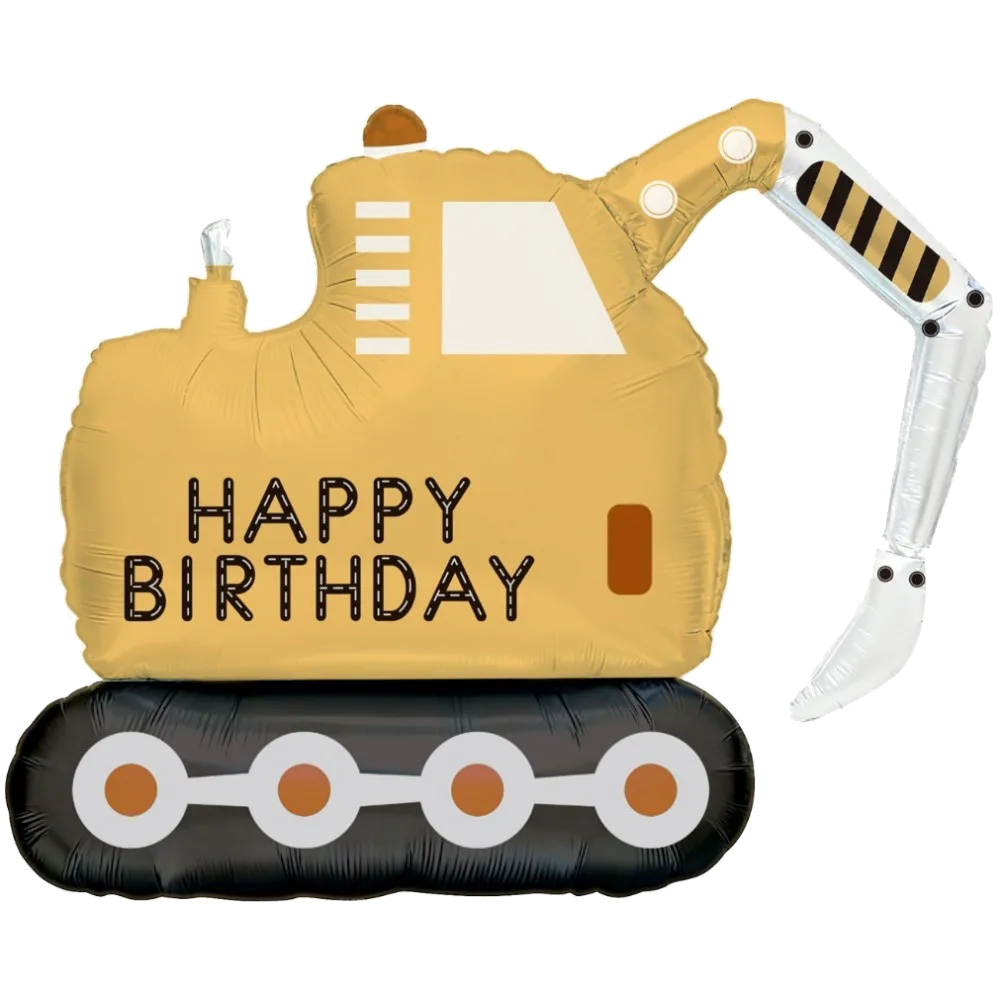 Шар: Шар (41''/104 см) Фигура, Экскаватор, 1 шт. (слабый полет)