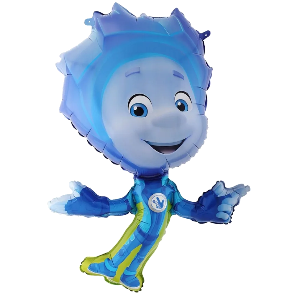 Шар: Шар (37”/94 см) Фигура Фигура Фиксики Нолик, 1 шт. в уп. 2П