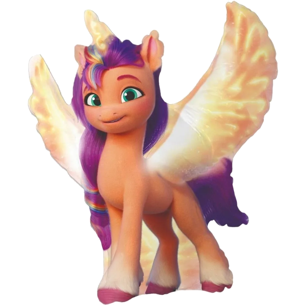 Шар: Шар (34''/86 см) Фигура, My Little Pony, Лошадка Санни, 1 шт. Flexmetal (Испания)3.2П