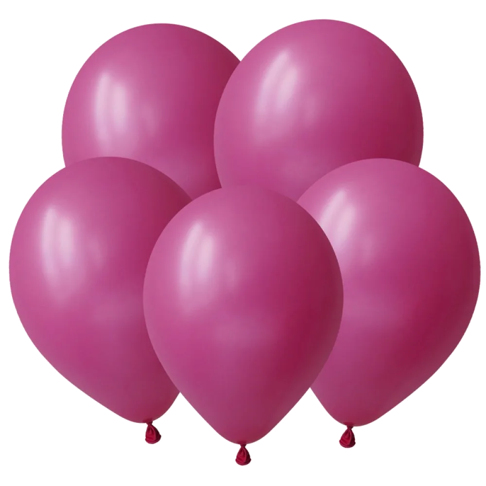 Шар: Шар V (12"/30 см) Фуксия (Fuchsia) 1 шт. Decobal (Вьетнам)