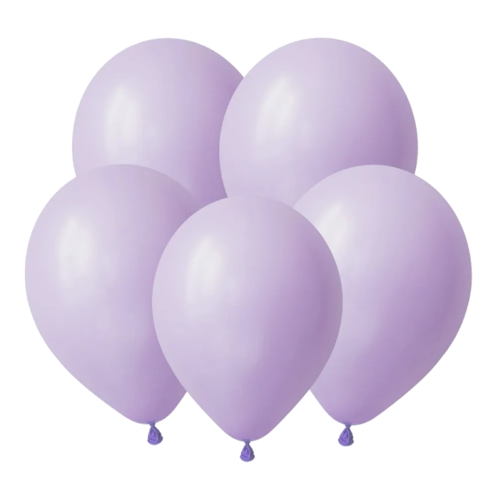 Шар: Шар V (12"/30 см) Макаронс Фиолетовый (Floral) 1 шт. Decobal (Вьетнам)