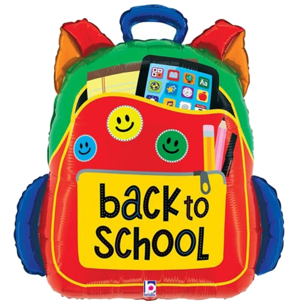 Шар: Шар (25''/64 см) Фигура, Школьный рюкзак