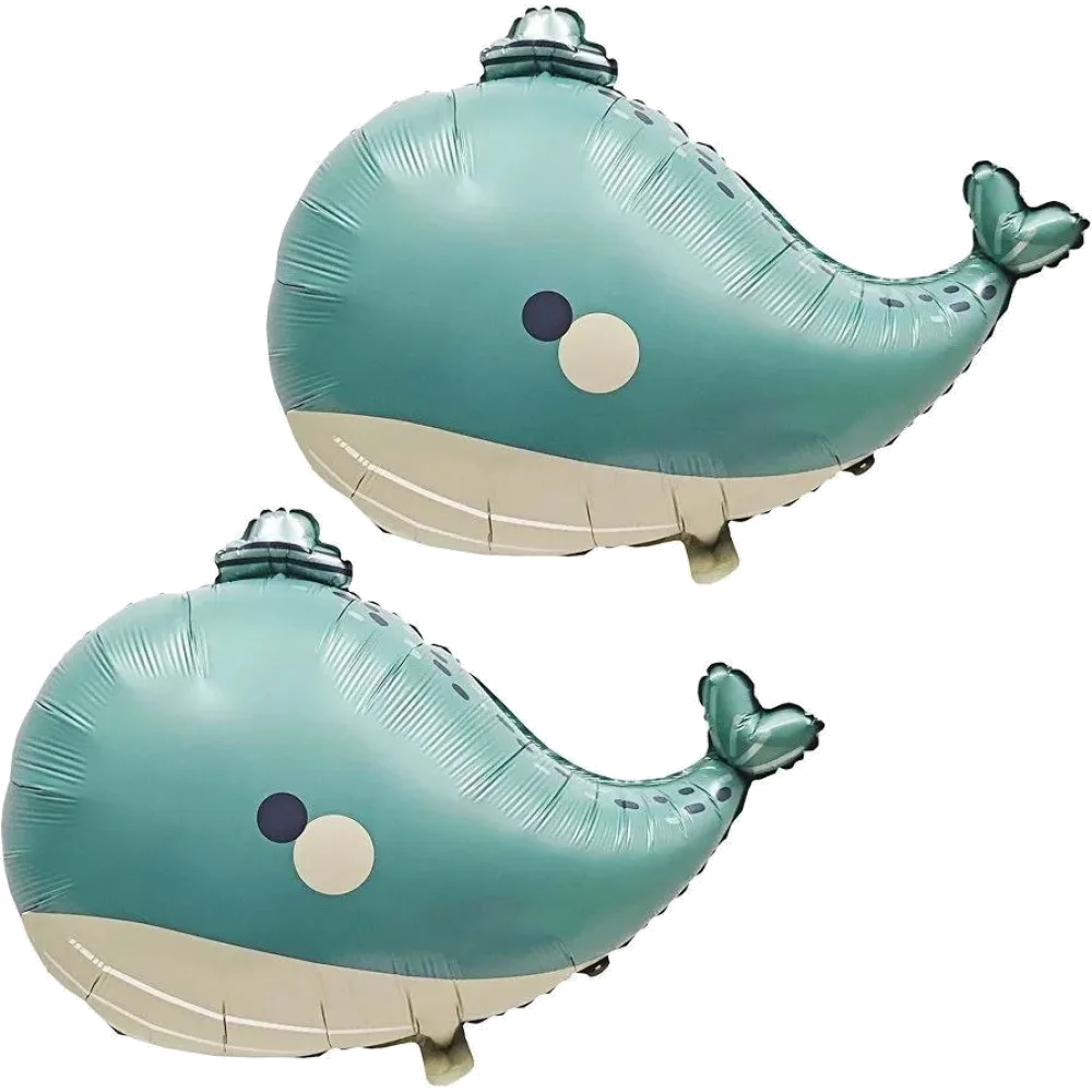 Шар: Шар (28"/71 см) Фигура Кит Сатин, голубой